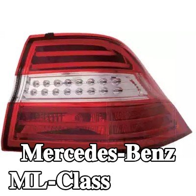 VAN WEZEL المصباح الخلفي الأيمن, بدون حامل لمبة — Mercedes-Benz ML-Class