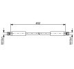 BOSCH Fren hortumu 452mm — Mercedes-Benz G-Class (4)