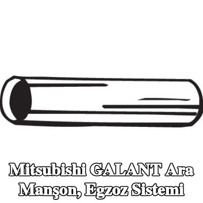 BOSAL Ara manşon, egzoz sistemi — Mitsubishi Galant