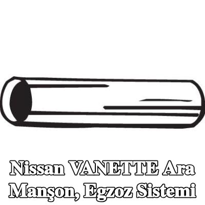 BOSAL Ara manşon, egzoz sistemi — 1990 Nissan Vanette