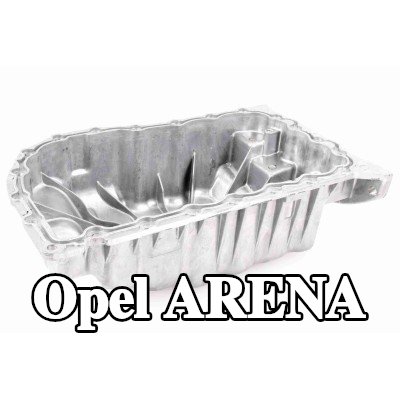 VAICO حوض الزيت مع سدادة تصريف الزيت, بدون حشية/مانع تسرب, جودة VAICO الأصلية — Opel Arena