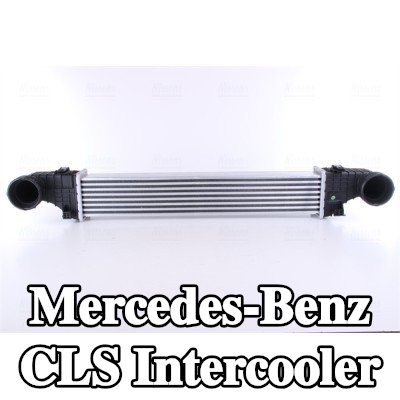 NISSENS Hızlı bağlantı elemanlı intercooler, Sol konektör, düz, Sağ konektör, düz — 2005 Mercedes-Benz Cls