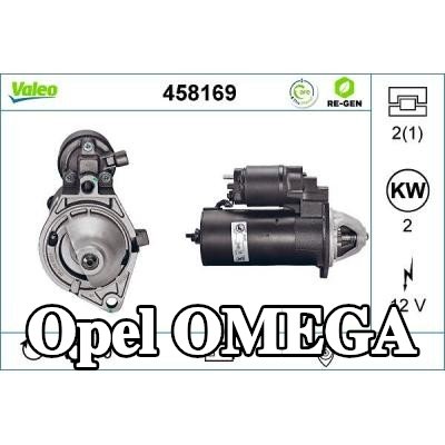 VALEO محرك التشغيل معاد تصنيعه بجودة عالية, 2kW — Opel Omega