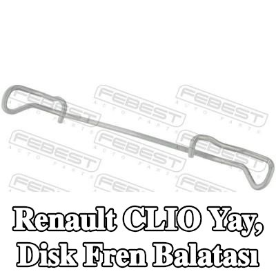 FEBEST Yay, disk fren balatası — Renault Clio