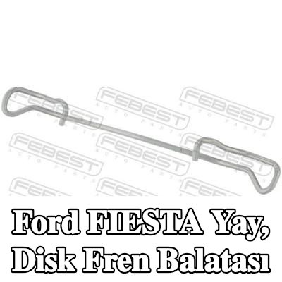 FEBEST Yay, disk fren balatası — Ford Fiesta
