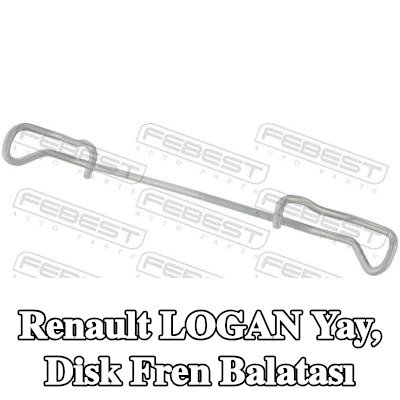 FEBEST Yay, disk fren balatası — Renault Logan