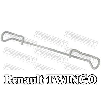 FEBEST زنبرك، وسادة فرامل قرصية — Renault Twingo