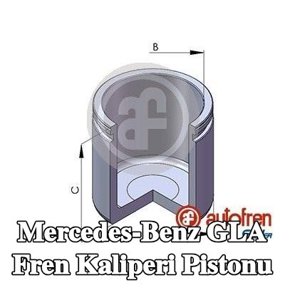 AUTOFREN SEINSA Fren kaliperi pistonu Ön Aks — 2013 Mercedes-Benz Gla