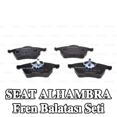 BOSCH Fren balatası seti 19, 6mm, gıcırtı önleyici plaka ile, piston klipsli — 1996 SEAT Alhambra