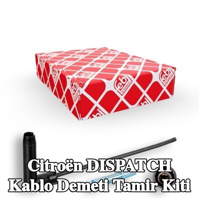 FEBI BILSTEIN Sıkma konektörü ile birlikte kablo demeti tamir kiti — 2012 Citroën Dispatch