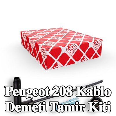 FEBI BILSTEIN Sıkma konektörü ile birlikte kablo demeti tamir kiti — Peugeot 208
