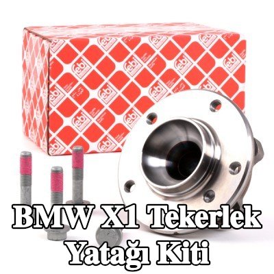 FEBI BILSTEIN Sol ön aks tekerlek yatağı kiti, Ön Aks Sağ, Tekerlek göbeğine entegre tekerlek yatağı, tekerlek göbeği ile, sabitleme/montaj malzemesi ile — 2012 BMW X1