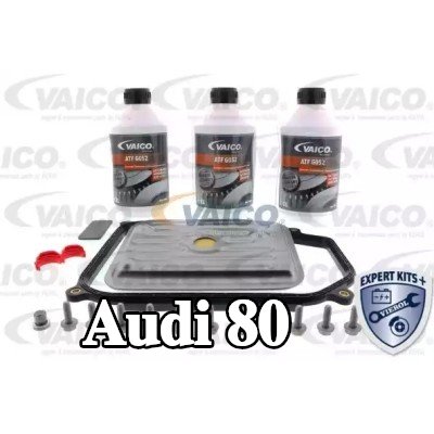 VAICO مجموعة صيانة علبة التروس مع الملحقات, مع حشية/مانع تسرب, مع كمية الزيت اللازمة لتغيير الزيت القياسي, EXPERT KITS + — Audi 80