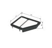BOSCH Hava filtresi — 2011 Honda Civic (4)