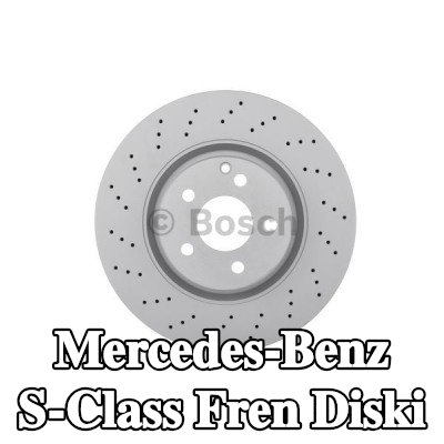 BOSCH Fren diski Dış Çap: 335mm, Delikli, Havalandırmalı, Kaplamalı — 2012 Mercedes-Benz S-Class