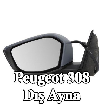 BLIC Sol yan ayna, Elektrikli — Peugeot 308