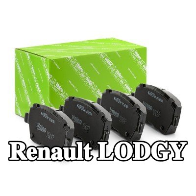 VALEO مجموعة وسادات الفرامل للمحور الأمامي, 18mm, لظروف التشغيل الصعبة, بدون مسامير/براغي — Renault Lodgy