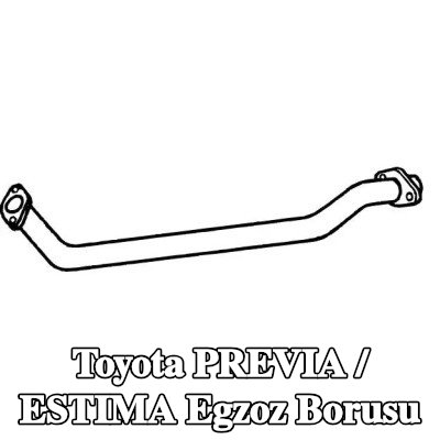VEGAZ Egzoz Borusu — Toyota Previa / Estima