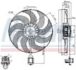 NISSENS Fan, radyatör 398mm, direnç, radyatör fanı kapağı olmadan, direnç olmadan, kontrol ünitesi olmadan — Chevrolet Orlando (6)