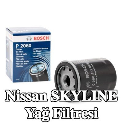 BOSCH Tek çek valflı yağ filtresi — 2002 Nissan Skyline