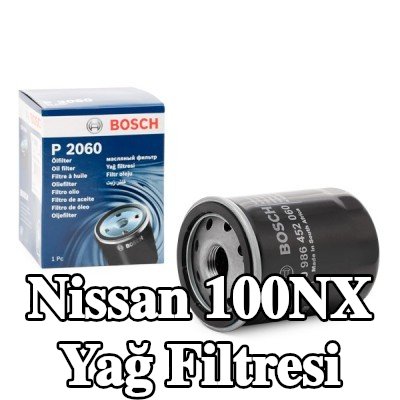 BOSCH Tek çek valflı yağ filtresi — Nissan 100nx