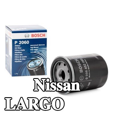 BOSCH فلتر الزيت مع صمام واحد مانع للرجوع — Nissan Largo