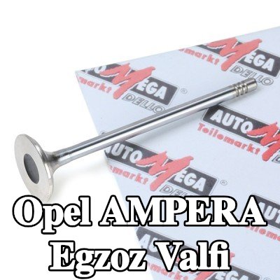 AUTOMEGA Egzoz valfi Krom kaplı valf gövdesi — Opel Ampera