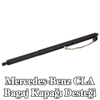 FEBI BILSTEIN Arka kapak destek kolu Sol Arka, 697mm, elektrik motorlu — Mercedes-Benz Cla