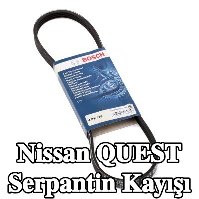 BOSCH Serpantin kayışı 778mm, Number of ribs: 4 — Nissan Quest