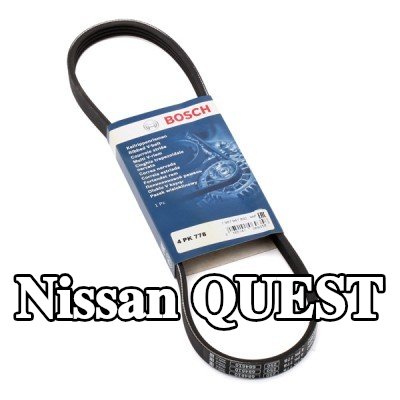 BOSCH حزام سيربنتين 778mm, Number of ribs: 4 — Nissan Quest
