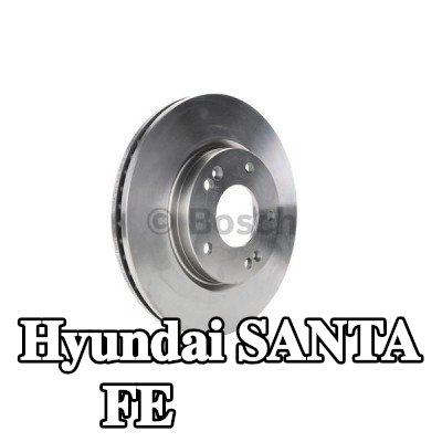 BOSCH القطر الخارجي لقرص المكابح: 276mm, مُهوى, مشحم, مع مسامير/براغي — 2000 Hyundai Santa Fe