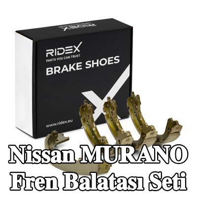 RIDEX Arka aks fren pabucu seti, 190mm — Nissan Murano