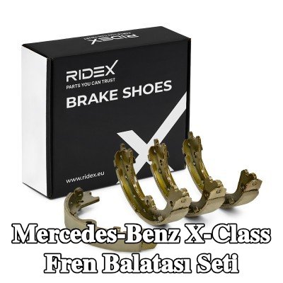 RIDEX Arka aks fren pabucu seti, 190mm — Mercedes-Benz X-Class