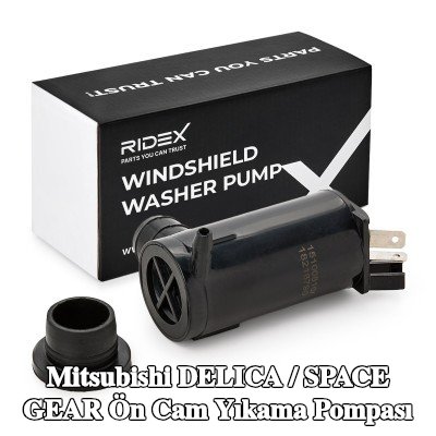 RIDEX Ön cam yıkama pompası 12V — Mitsubishi Delica / Space Gear