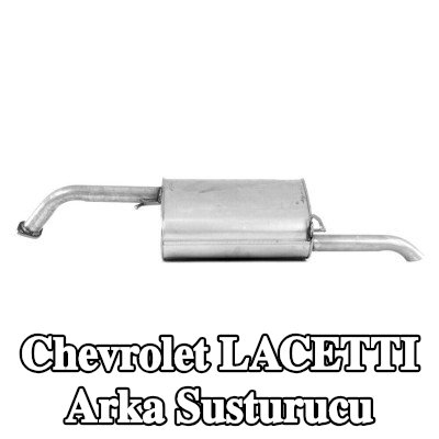 WALKER Arka susturucu 1170mm, montaj parçaları olmadan — Chevrolet Lacetti