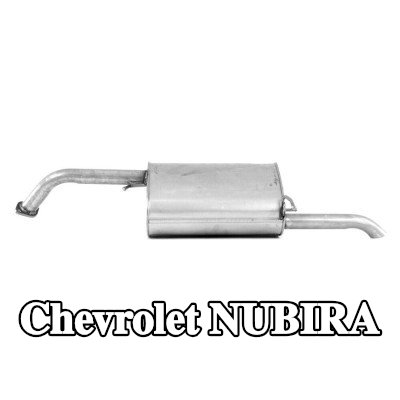 WALKER كاتم الصوت الخلفي 1170mm, بدون قطع التثبيت — Chevrolet Nubira