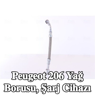 NISSENS Yağ Borusu, şarj cihazı — 2000 Peugeot 206