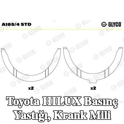 GLYCO Basınç Yastığı, krank mili — 2000 Toyota Hilux