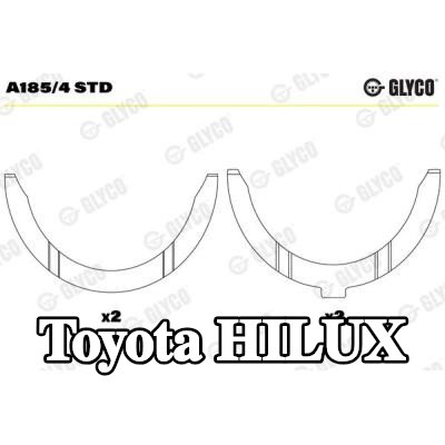 GLYCO صامولة الدفع، العمود المرفقي — 2000 Toyota Hilux