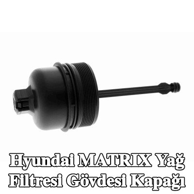 ACKOJA Contalı/sızdırmazlıklı yağ filtresi muhafazası kapağı, yağ filtresi olmadan — Hyundai Matrix