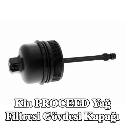 ACKOJA Contalı/sızdırmazlıklı yağ filtresi muhafazası kapağı, yağ filtresi olmadan — 2012 Kia Proceed