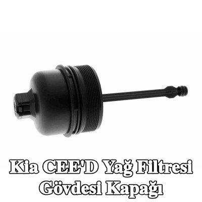 ACKOJA Contalı/sızdırmazlıklı yağ filtresi muhafazası kapağı, yağ filtresi olmadan — 2012 Kia Cee'd
