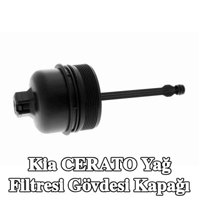 ACKOJA Contalı/sızdırmazlıklı yağ filtresi muhafazası kapağı, yağ filtresi olmadan — Kia Cerato