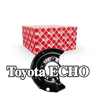 FEBI BILSTEIN لوحة دعم قرص الفرامل للمحور الأمامي الأيسر — Toyota Echo