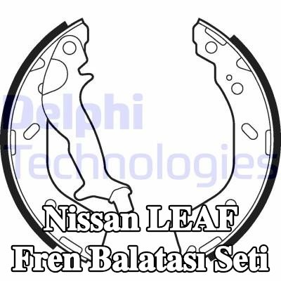 DELPHI Fren Balatası Seti — Nissan Leaf