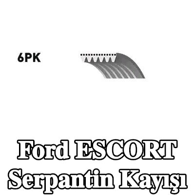 BOSCH Serpantin kayışı 2245mm, Number of ribs: 6 — Ford Escort