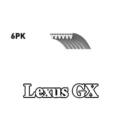 BOSCH حزام سيربنتين 2245mm, Number of ribs: 6 — Lexus Gx
