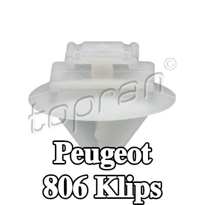 TOPRAN Klips — Peugeot 806