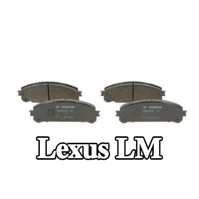 BOSCH مجموعة وسادات الفرامل 17, 5mm, مع دليل التركيب — Lexus Lm