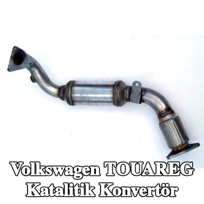 VEGAZ Sabitleme/montaj malzemesi dahil katalitik konvertör — Volkswagen Touareg
